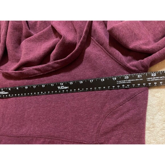LL Bean Cozy Pullover Sweatshirt Womens XL Pockets Cowl Neck Top - Picture 10 of 14